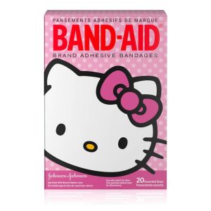 bab 381370056164 adhesive bandages ft hello kitty assorted sizes 20ct bigapple 0004