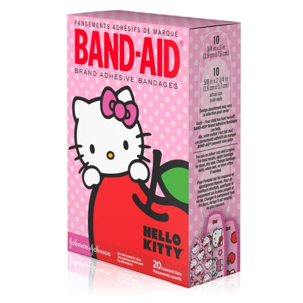bab 381370056164 adhesive bandages ft hello kitty assorted sizes 20ct bigapple 0007